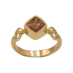 Bague Balzane saphir brun