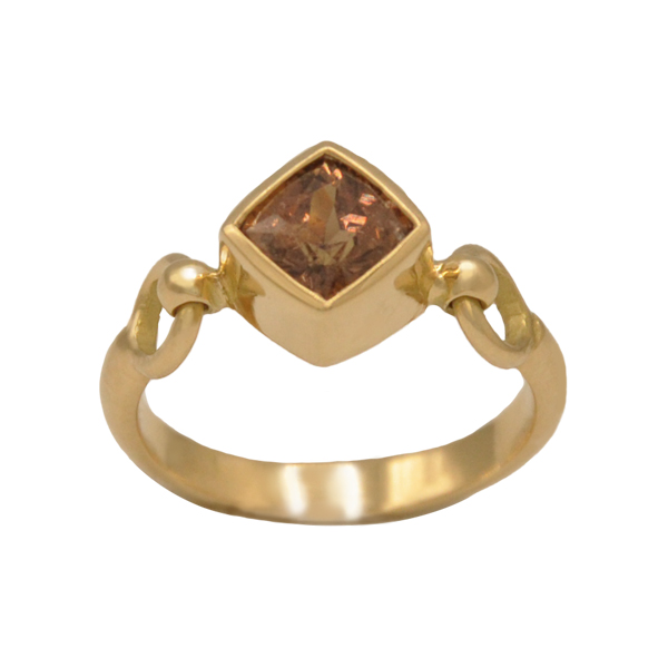 Bague Balzane saphir brun
