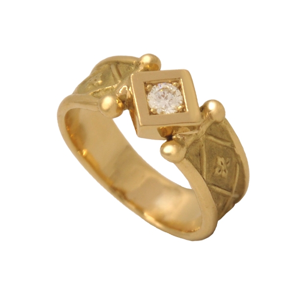 Solitaire fleur de lys