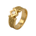 Solitaire fleur de lys