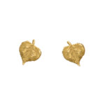 Boucles d’oreilles feuille de tilleul