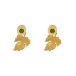 Boucles d'oreilles feuilles de vigne