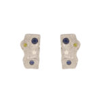 Boucles d’oreilles écorce rectangulaires