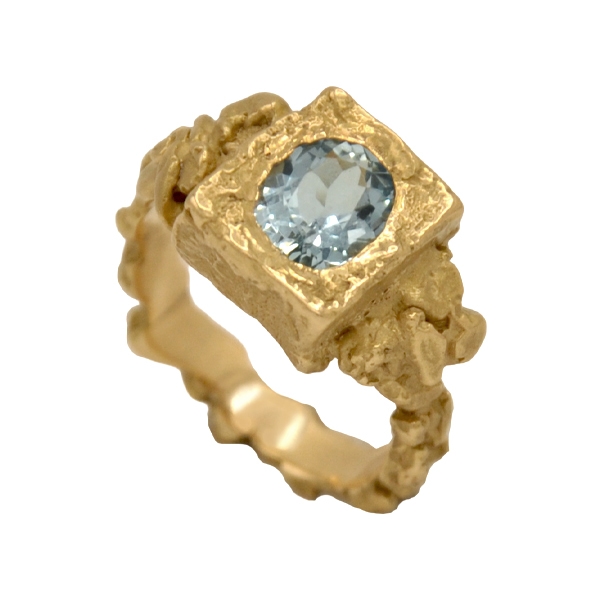 Bague aigue marine santa maria