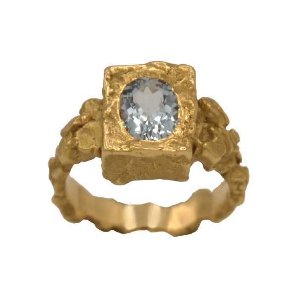 Bague aigue marine santa maria