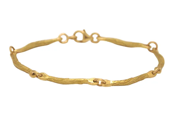 Bracelet sarments vigne or