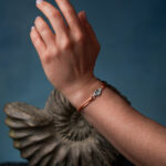 Bracelet argent 925 ammonite joaillerie taillandier