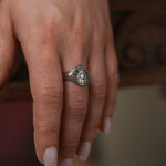 Bague argent 925 soleil romain joaillerie taillandier