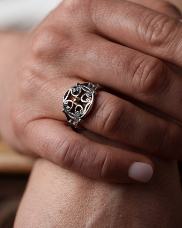 Bague templier argent 925 joaillerie taillandier
