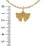 Pendentif feuille Ginkgo
