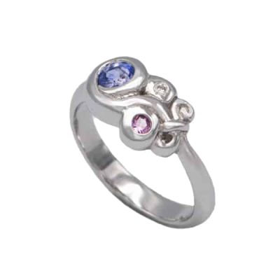 Bague saphir violet Skye