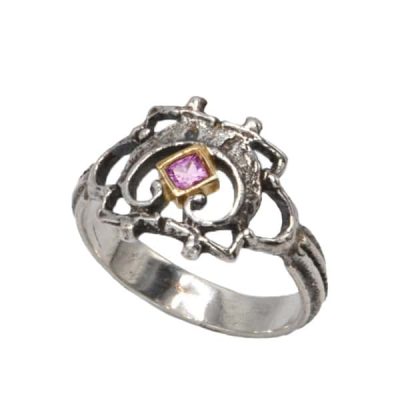 Bague aetius saphir rose