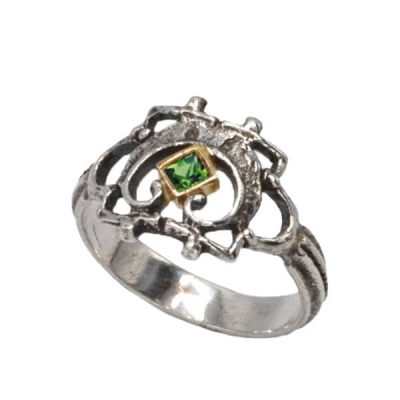 Bague aetius tsavorite