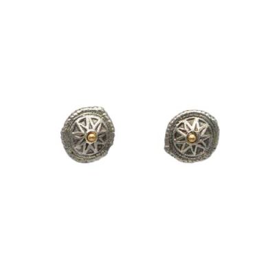 Boucles-d-oreilles-petites-argent-or-motif-r-romain-Taillandier-joaillier