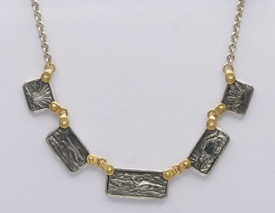 Collier fonds marin